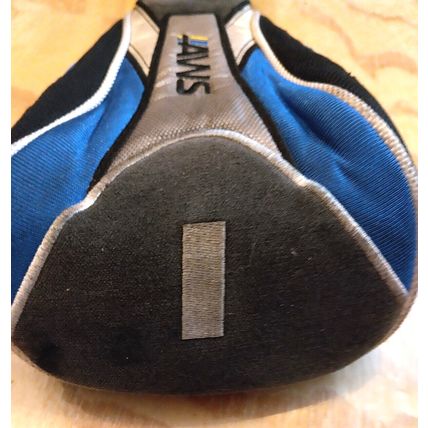 Walter Hagen AWS Golf Club Head Cover Sock Black Blue Silver 3i and 1w - Flaw
