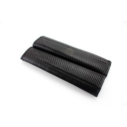 Strap Cover Cushion Pad Carbon Fiber 2pcs New Ford Car Seat Belt Safety Shoulder