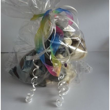 BRINDLE BOXER DOG 12" AS IS, WITH BANDANA, PERSONALISED, GIFT WRAPPED 4 CHOICES