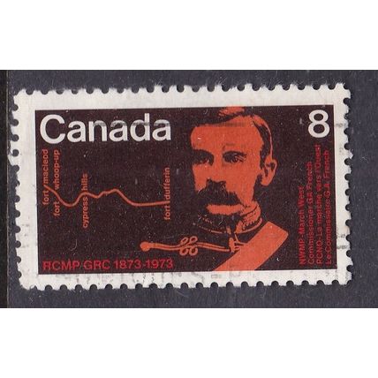 Canada 1973 Commissioner French Mounted Police 8c Fine Used SG 751 VGC
