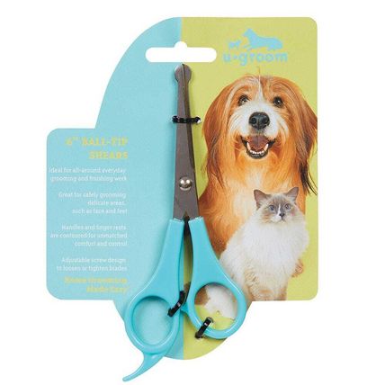 u-groom 6 inch Ball-Tip Shears