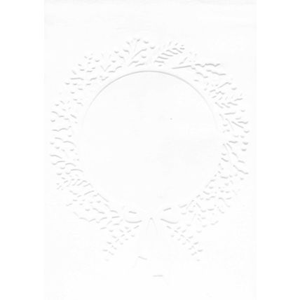 A6 Embossed Card. 10 Sheets. Frame. Cardmaking Scrapbooking Crafts