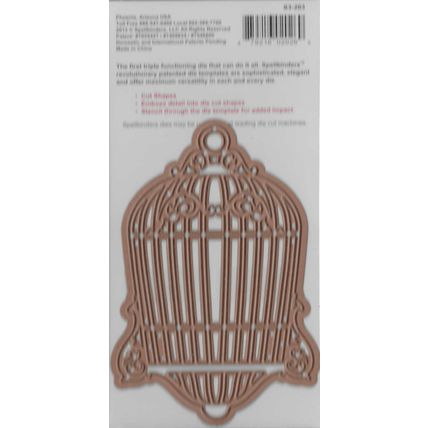 Spellbinders. Bird Cage Two Die Set. Die Cutting Cardmaking Scrapbooking Crafts