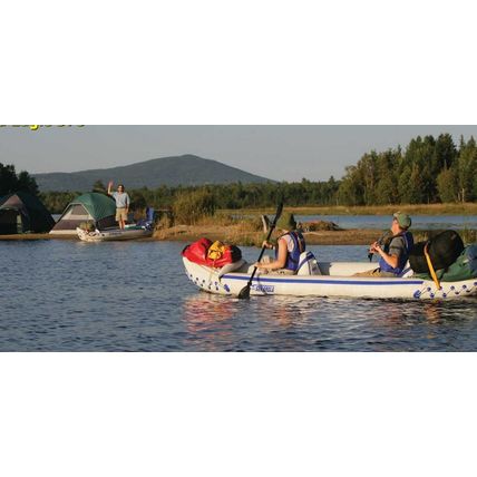 Sea Eagle 370 Quiksail Kayak Package- Sail, 2 Paddles, 2 Seats, Pump Bag & More!