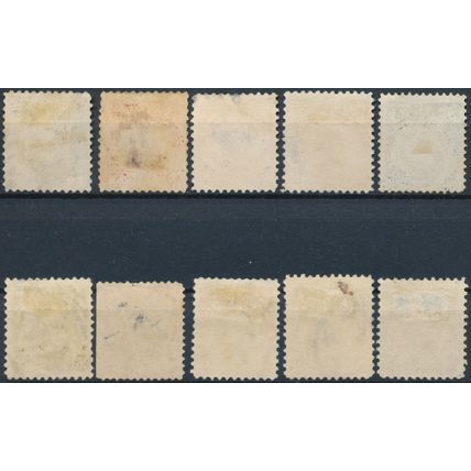 Definitive: 10 Values - Philippines 1906/17 - Used Hinged