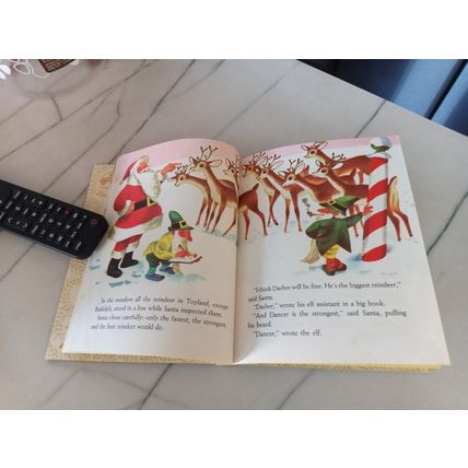 Old Little Golden Book Walt Disney Rudolph The Red Nose Reindeer G Edition 1963