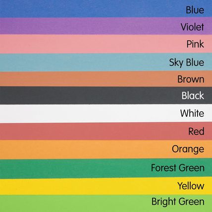 Colorations Construction Paper, Classroom Art Supplies, 9" X 12" Craft Paper 220
