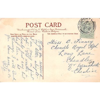 Common Hard, Portsea : J W S 31 pu 1906