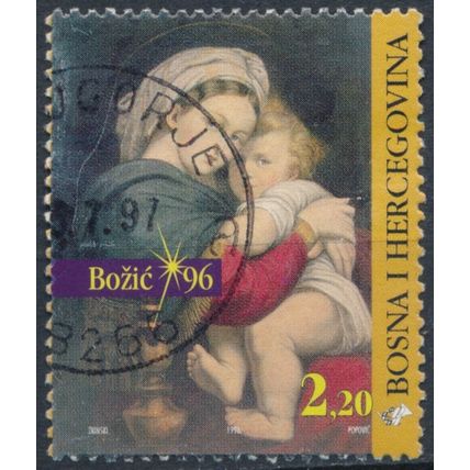 Christmas - Bosnia Herzegovina Croatian 1996 - FH - MiNr 34