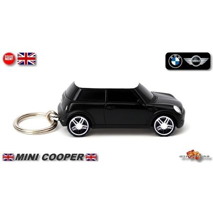 RARE KEY CHAIN BLACK BMW NEW MINI COOPER CUSTOM Ltd Ed.