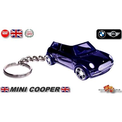 RARE KEY CHAIN BLACK BMW NEW MINI COOPER CUSTOM Ltd Ed.