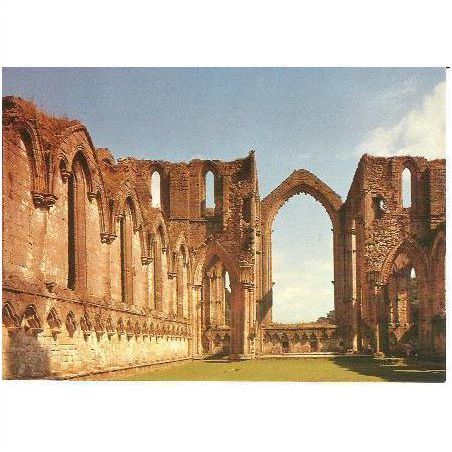 Fountains Abbey, N. Yorkshire - Presbytery looking E - National Trust postcard