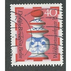 BERLIN -1972 40pf + 20 'HUMANITARIAN FUNDS' FINE USED (EBID44-799)