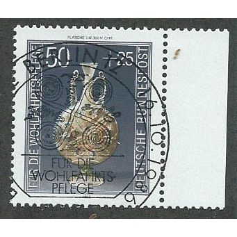 GER 1986 50pf+25 'RELIEF FUNDS -GLASSWARE' FINE USED (EBID49-406)