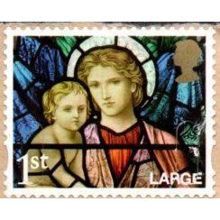 2009 Christmas. 1st Large.Madonna & Chiild, Ormesby St. Micheal. F/Used On Piece