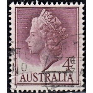 AUSTRALIA, 1957 4d QEII, SG 294 (Scott # 294), used