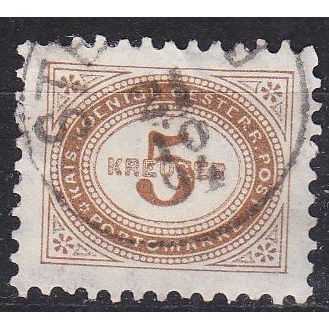 ÖSTERREICH AUSTRIA [Porto] MiNr 0004 B ( O/used )