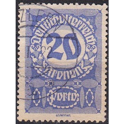 ÖSTERREICH AUSTRIA [Porto] MiNr 0092 y ( O/used )