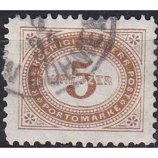 ÖSTERREICH AUSTRIA [Porto] MiNr 0004 E ( O/used )