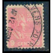 Used 814 9c William Harrison Just Clears M07916