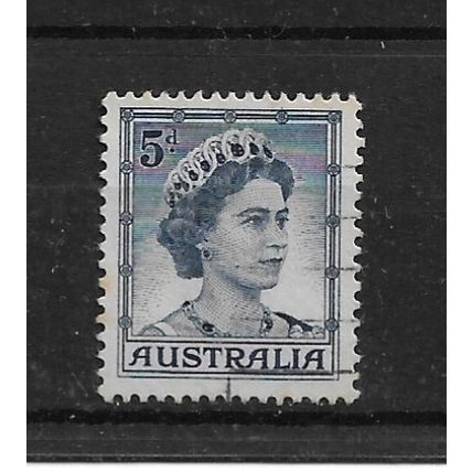 Australia.SG314 5d Queen Elizabeth II (Deep Blue).Fine Used.Jan22i