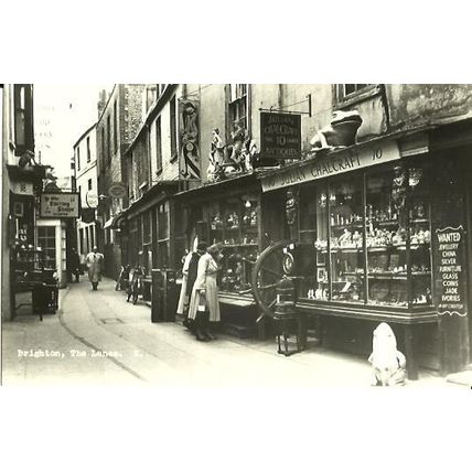 Sussex BRIGHTON The Lanes Postcard (Greenfield 2)
