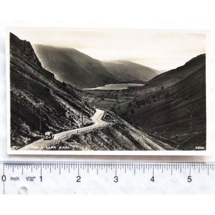 vintage postcard Tal y Llyn Pass, Wales