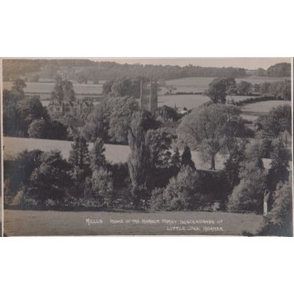 Mells Home Of Little Jack Horner Nursery Rhyme Somerset Aerial Rare Postcard