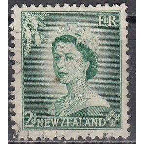 New Zealand 1953 Michel 335 O Cote (2005) 0.20 Euro Reine Elizabeth II