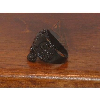 New Men’s Black Spider Web Skull Stainless Steel Fashion Ring (Sz 9)