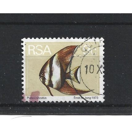 SouthAfrica.SG355 9c Dusky Batfish.Fine Used.Sep25c