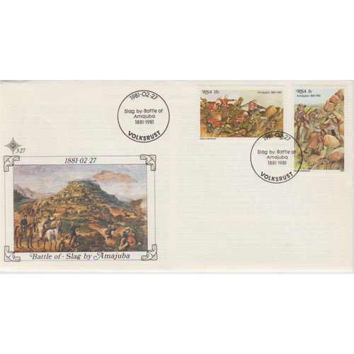 South Africa 1981 Battle of Slag by Amajuba First Day Cover see other listings