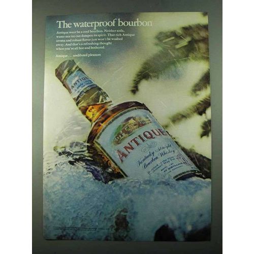 1969 Antique Bourbon Ad - The Waterproof
