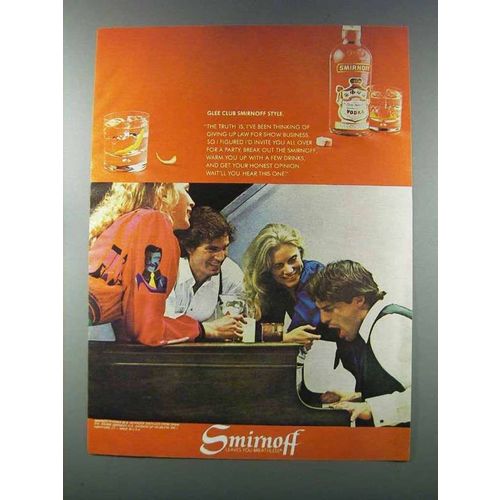 1981 Smirnoff Vodka Ad - Glee Club