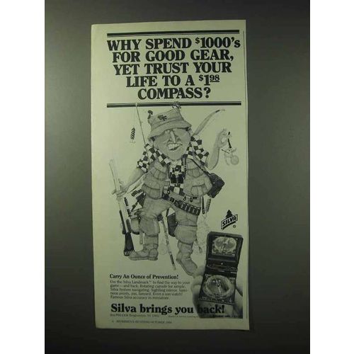 1984 Silva Landmark Compass Ad - Trust Your Life To