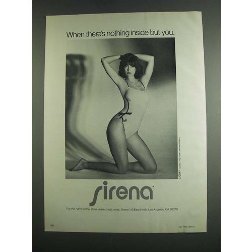 1984 Sirena Swimsuit Ad - Nothing Inside But You