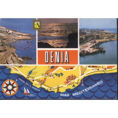 Spain Postcard - Denia - Alicante