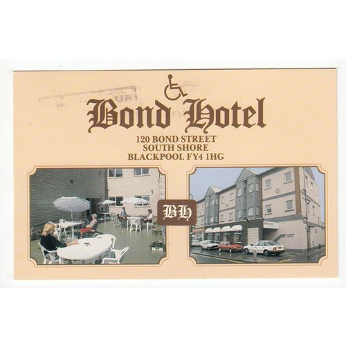 The Bond Hotel South Shore Blackpool 1992 Postcard