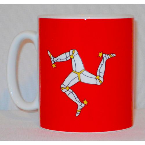 Isle Of Man Flag Mug PERSONALISED Mann Manx Holiday United Kingdom UK Gift