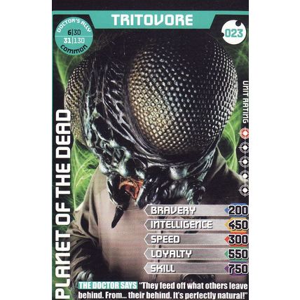 Doctor Who Monster Invasion TCG 023 Tritovore