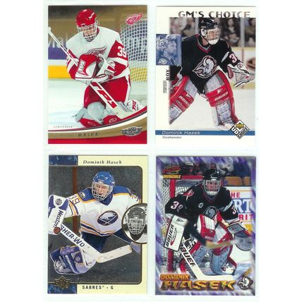 Dominic Hasek 11x card lot