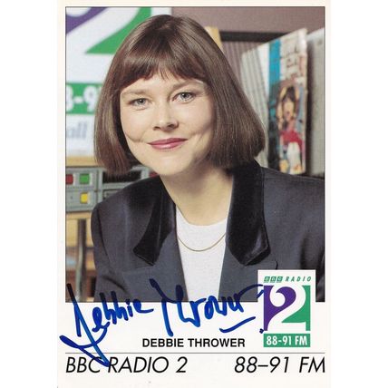Debbie Thrower Kenya Radio 2 DJ Hand Collectors Lot BBC Signed Photo