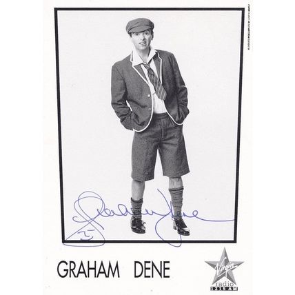 Graham Dene Virgin Capital Radio DJ Breakfast Show Hand Signed Photo