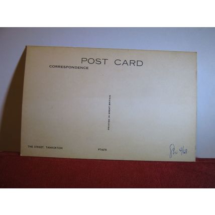 THE STREET, TANKERTON, WHITSTABLE, KENT unused postcard dated 1968 =