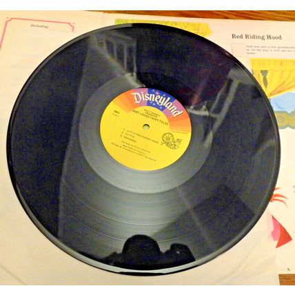 WALT DISNEY records LOVED FAIRY TALES LP vinyl children vintage Disneyland 1967