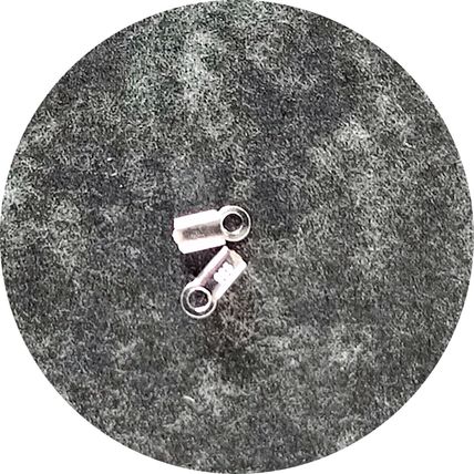 925 Sterling Silver 1mm Folding Clasp for 1mm Cord or Leather 3 pack sizes C23