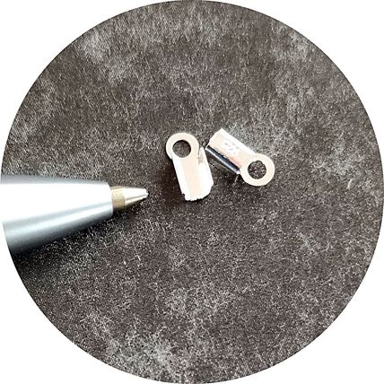 925 Sterling Silver 1mm Folding Clasp for 1mm Cord or Leather 3 pack sizes C23