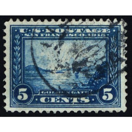 399, Used 5¢ XF GEM - Pretty Stamp - Stuart Katz