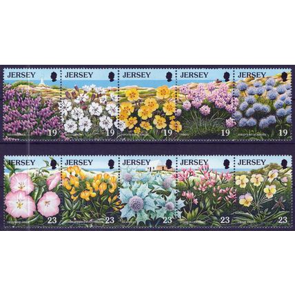 ZAYIX Jersey 721a, 726a MNH Wild Flowers Plants Nature 0920223SM07