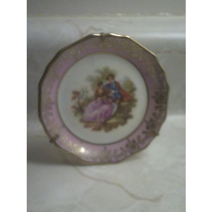 Limoges mini plate with stand